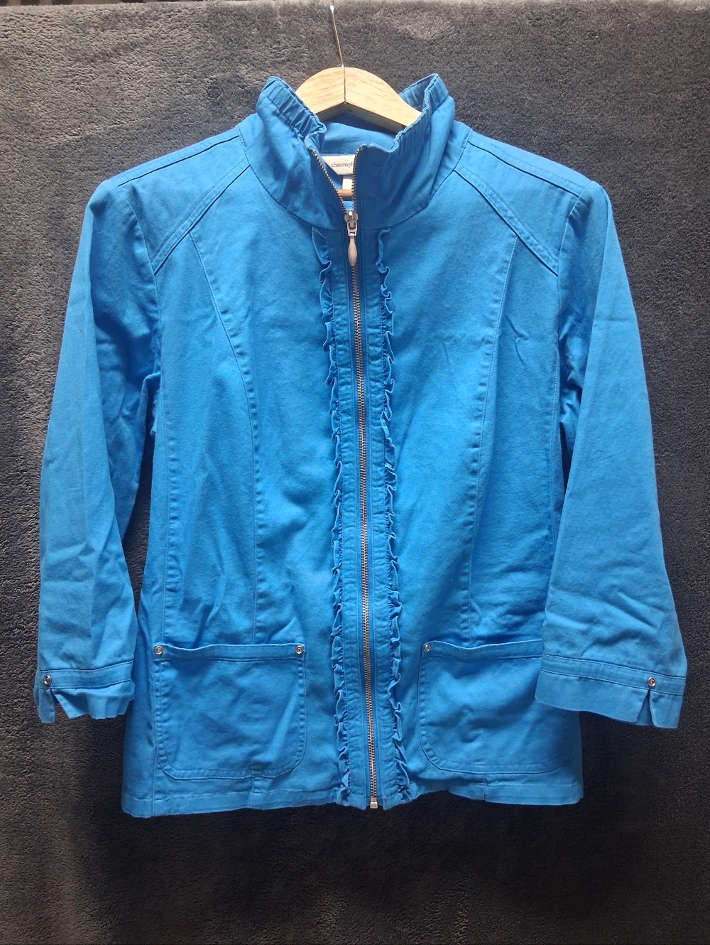 Chistopher & Banks Blue Jacket Sz M